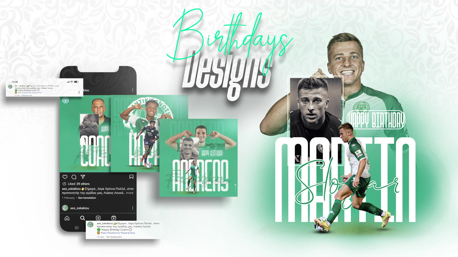 Football social media branding presentation one