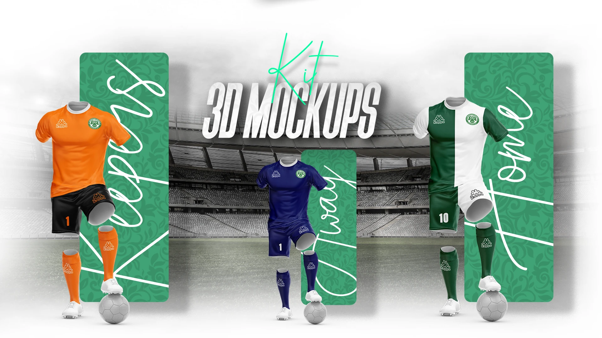 Football social media branding presentation three